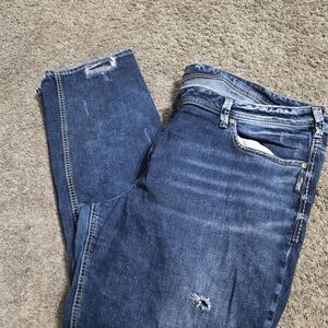 Silver Jeans Women's Blue Denim Pants